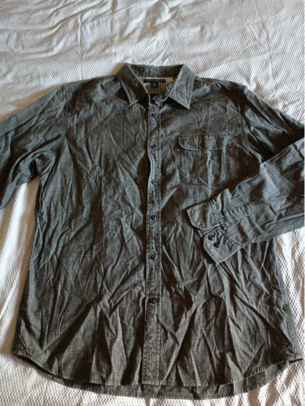 Banana Republic Men's Shirt L in Gray